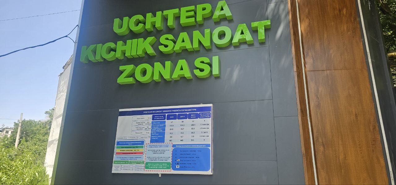 Uchtepa kichik sanoat zonasida obodonlashtirish ishlari jadal davom etmoqda