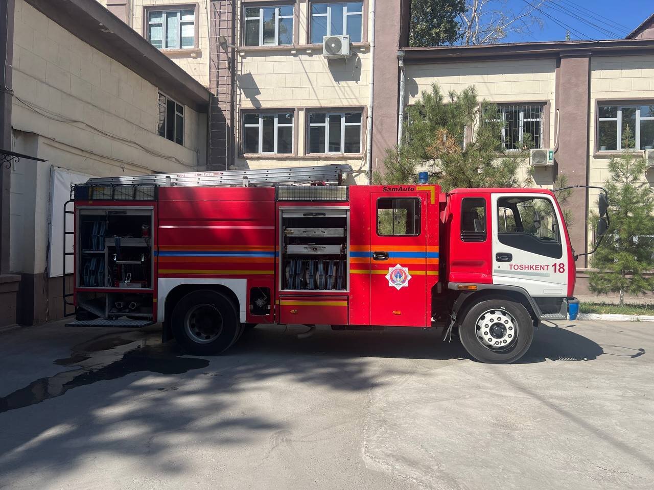 Fire Drill at the Directorate of Industrial Zones