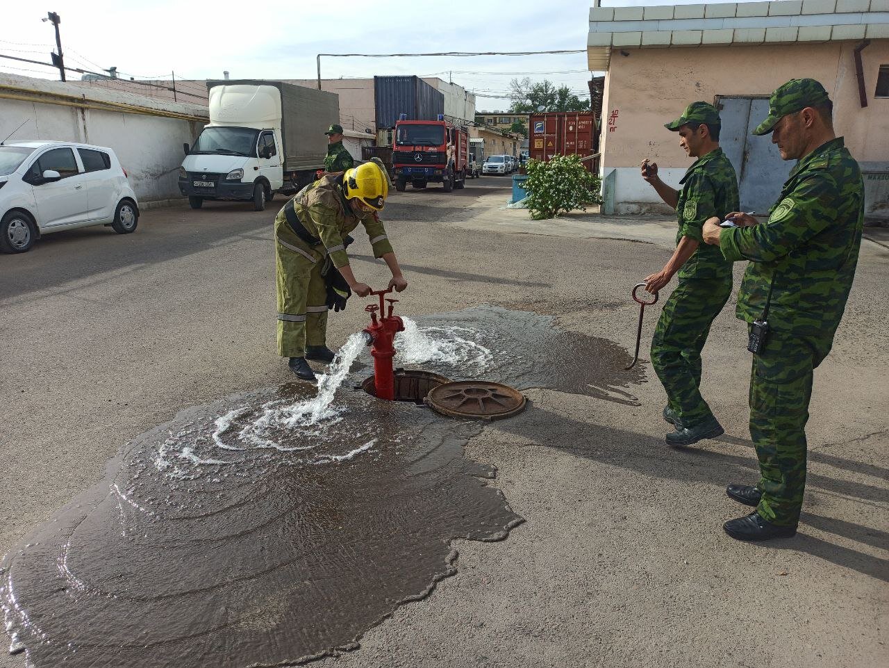 Fire Prevention Measures in Tashkent’s Small Industrial Zones During Summer